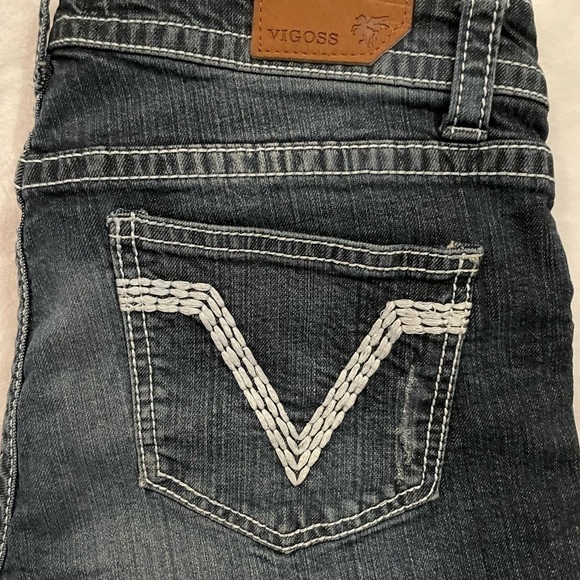 VIGOSS size 7 Capris color blue and white excellent condition - Picture 3 of 3